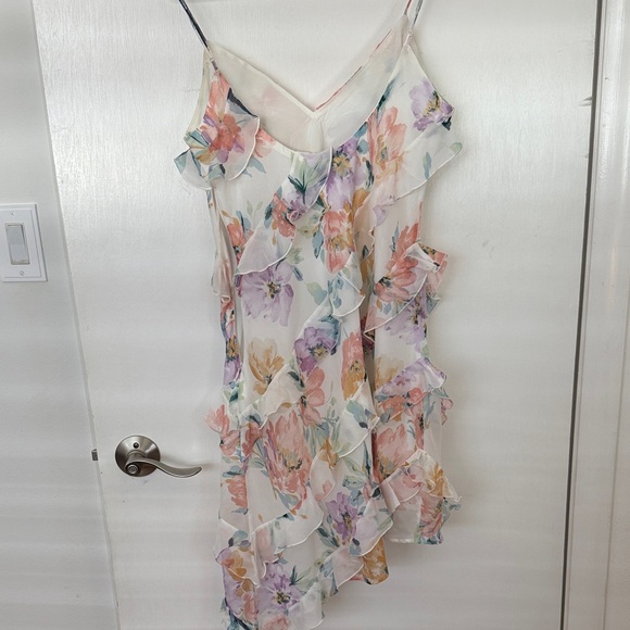 A&F Floral Ruffle Dress - Picture 4 of 7